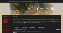 Desktop Screenshot of guildofwriters.org