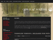 Tablet Screenshot of guildofwriters.org